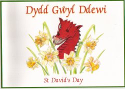 Saint Davids Day Card