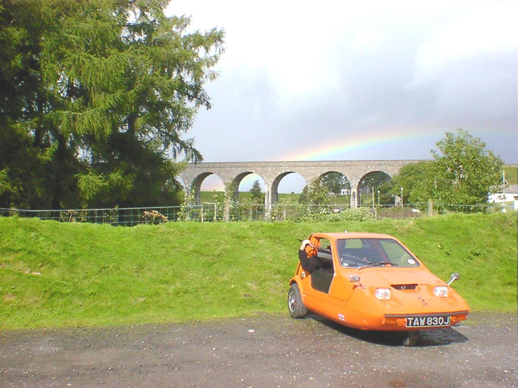 Ian Harris's Bug under a rainbow