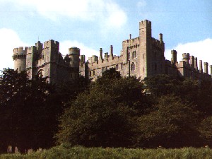 The castle from the town