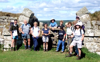 UK walking holidays, hiking vacations, archaeology tours Hadrian's Wall, Northumberland, Haltwhistle England