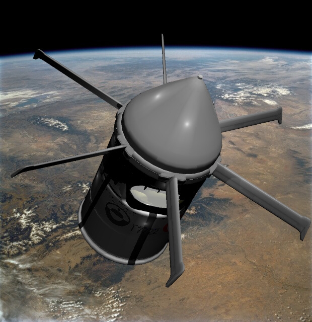 Ouragan roton in orbit