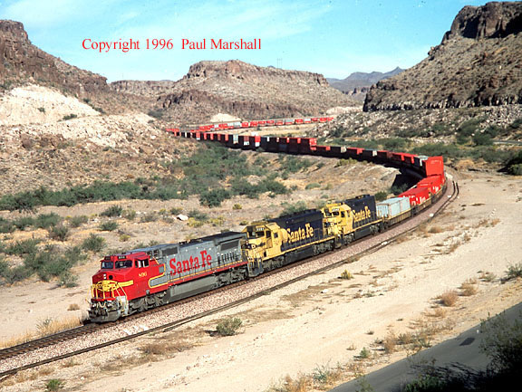 Dash 8 in Kingman Canyon Oct 1996