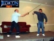 Jedicon - Peter demonstrating his fencing skill on stage at the UK Jedicon.