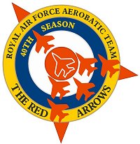 Red Arrows 40th Season logo