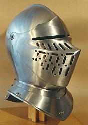 Close Helm with Punched Visor