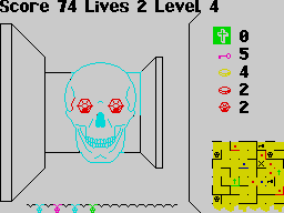 SKULL screen