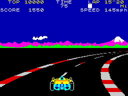 POLE POSITION screen