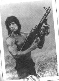 Stallone as Rambo