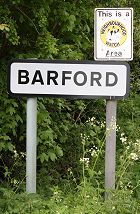 Barford sign