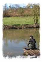 Fishing on the Avon at Wasperton