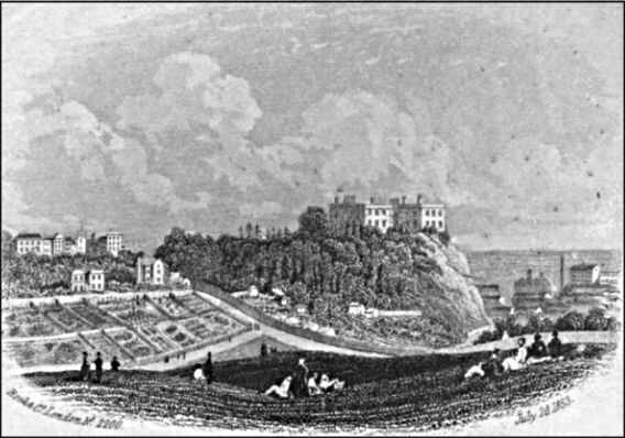 NOTTINGHAM CASTLE 1853