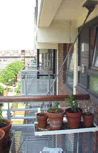 West Facing Balcony