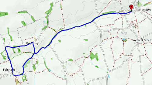 Map of the route