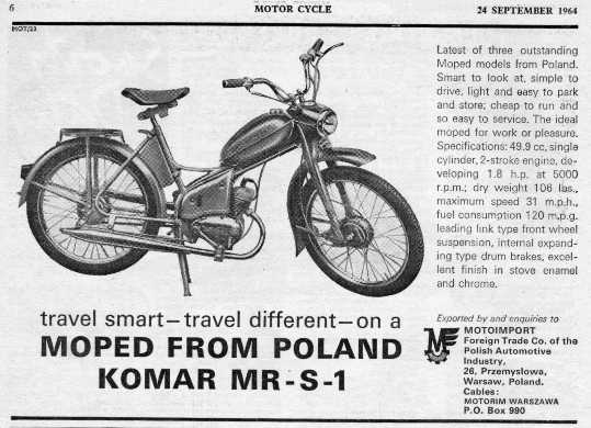 Komar advert