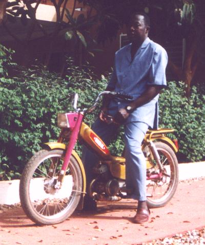 Burkina-made MBK moped