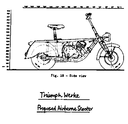 Side view of TWN airborne scooter