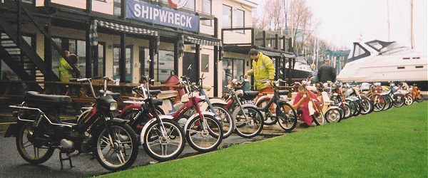 The line-up at Shotley