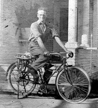 Photograph of a Johnson cyclemotor