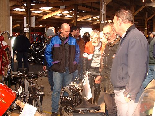 Visitors to the stand