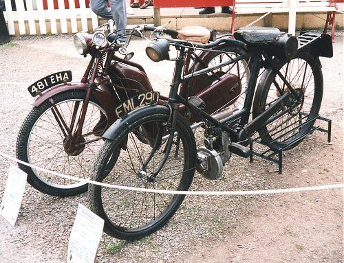 1936 Cyc-Auto and 1956 New Hudson