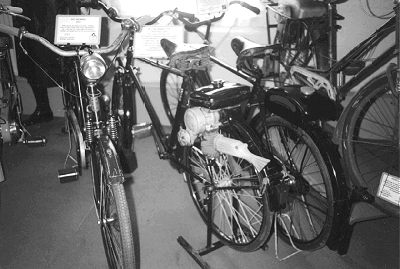 Danish cyclemotors in the museum