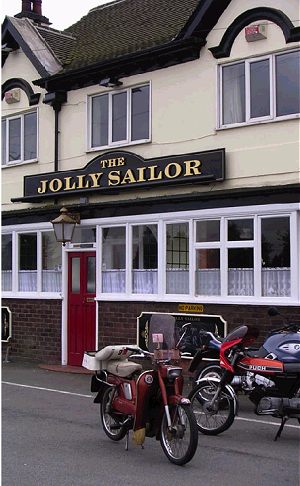 Starting point at the Jolly Saior