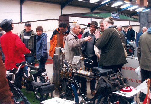 The Hudspith Steam Bicycle at the Bristol Show