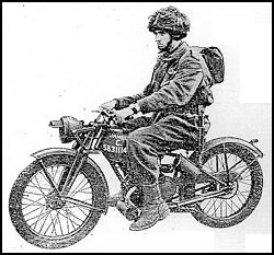 James ML motor cycle