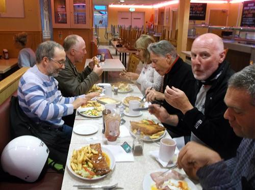 Evening meal in Hemsby