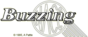 Buzzing logo ©1995, A Pattle