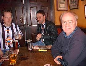 Them Southerners (softie and markie) look happy.....HOWAY MAN WE WON.