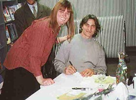 Daveed Ginola off to Spurs a few weeks after this was taken.