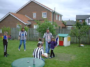OK let the kids be Man United and we'll re-create the game.