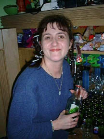 Pauline still not drinking anything.