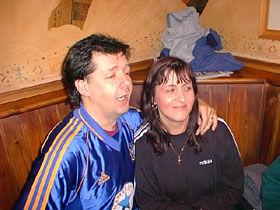 Rik is his usual quiet self. Sitting in the corner staring sadly into his pint.