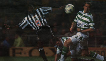 When he gets the ball he,,,,,used to score goals.