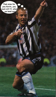 Shearer, practicing for a panto?