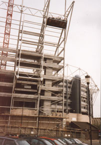 It is twice as tall as the existing stand