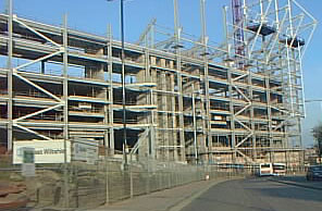 Looking down Barrack road.