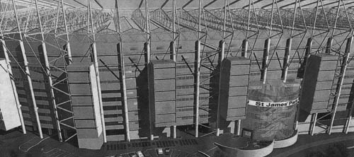 The new entrance looks posh, I bet we don't get to use the front door though.