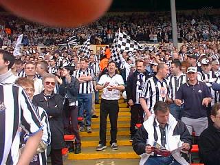 Some drunk trying to find his seat,