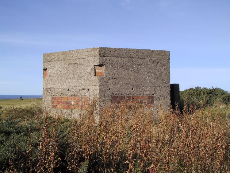 Pill-box, general view.