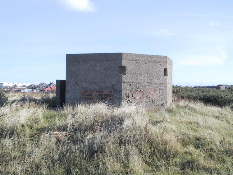 Pill-box, general view.