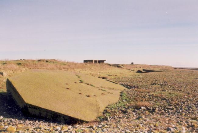 Gun mount remains.