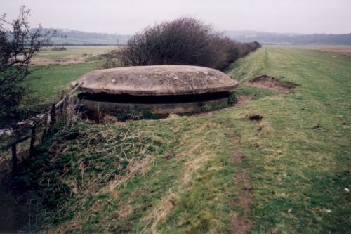 Mushroom pill-box.