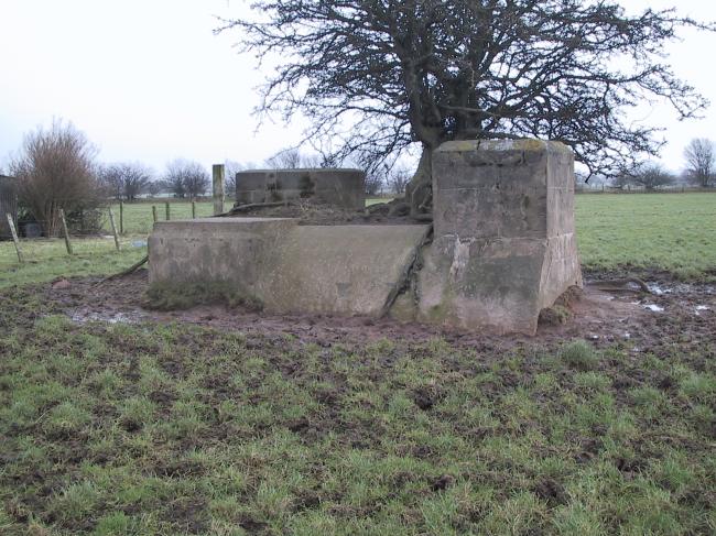 Air-raid shelter, back.