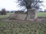 Air-raid shelter, outside, back.