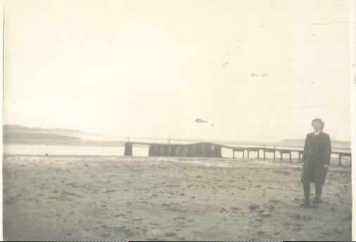 WREN Joan Lees, Ravenglass pier.