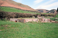 General view towards the cable exit duct and/or air intake area.