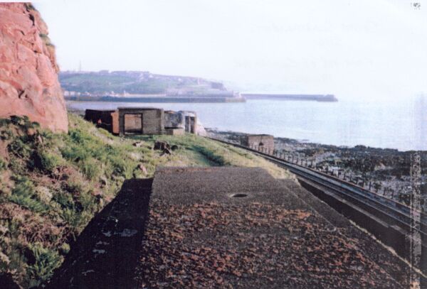 South searchlight emplacement.